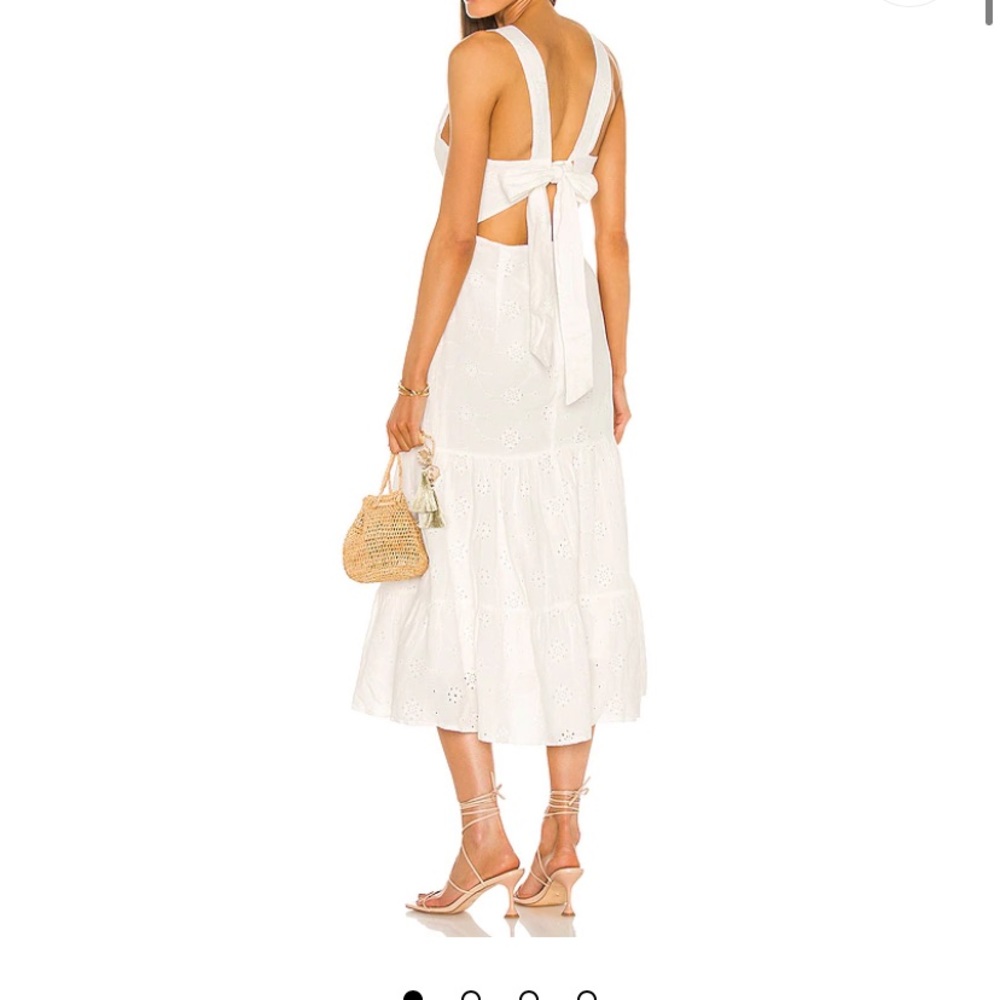 Never worn Bardot eyelet maxi dress